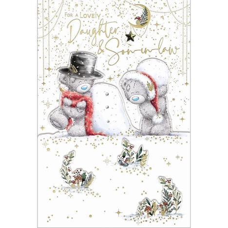 Lovely Daughter &amp; Son in Law Handmade Me to You Bear Christmas Card