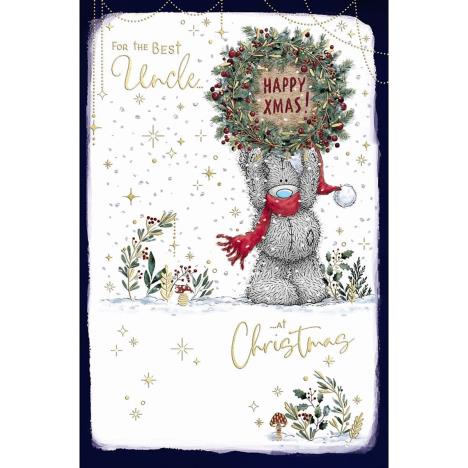 Best Uncle Me to You Bear Christmas Card