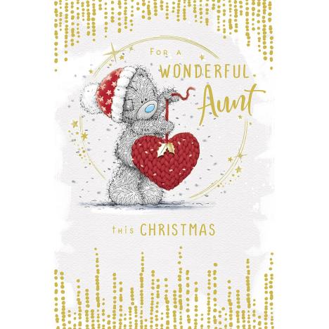 Wonderful Aunt Me to You Bear Christmas Card