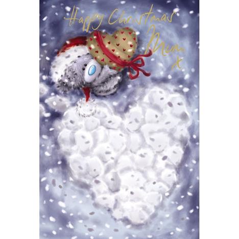 Mum Softly Drawn Me to You Bear Christmas Card